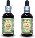 Yin Chen, Wormwood Capillary (Artemisia Scoparia) Glicerita, Herb Seca Extrato Líquido SEM Álcool (Nome da marca: HerbalTerra, Proudly made in USA) 2x2 fl.oz (2x60 ml)