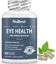 NuBest AREDS 2 Vitaminas Oculares com Beta Carotene Cenoura Pó, 20mg Lutein, 4mg Zeaxanthin, Bilberry, Sementes de uva, BioPerine, B-Complexo, Multivitamino para a saúde ocular