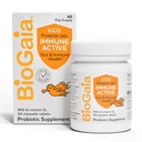 BioGaia Immune Crianças Ativas Probiótico + Vitamina D para Digestivo & Imune Saúde , Idades 3+ , Alergênio, Lacticínio, Soja e Glúten Livre , Trusted by Pediatricians