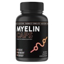 Caps de mielina, suplemento de saúde cerebral, suplemento de foco e saúde cerebral com AlphaSize, memória e suporte de função cognitiva, sem glúten, não-GMO (90 cápsulas)