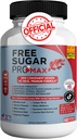Free Sugar Pro Max Todas as fórmulas naturais para manter níveis saudáveis, Fórmula diária de força máxima, Sangue Açúcar Avaliações de saúde (1 Pack - 60 cápsulas)