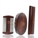 Kit de acasalamento de barba para homens - European Vintage Style w/Beard Comb, escova de barba, bar de barba - Focalizando no cuidado de barba masculina, masterizando as barbas de homens em todo o mundo