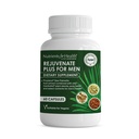 Rejuvenescer Rawleigh Plus para homens: 60 Cápsulas Vegan ; Alta Potency 320mg Serra Palmetto ; Semente de abóbora , Pigeum Bark ; Planta Sterols , Licopeno e Rosemary ; Suplemento de apoio à saúde da próstata