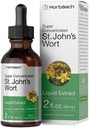 Horbäach St Johns Wort Tintura 2 Fl Oz Livre de Álcool Extrato de Líquido Vegetariano Não-GMO, Suplemento sem glúten