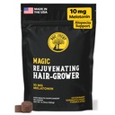 Doc Comichão Rejuvenescendo Cão de Cabelo Crescente Pet Mastiga , 10mg Melatonina para cães , aumento do crescimento do cabelo , , Senior Dog Energizer , acalmando , Médico-Forte , Alergia Alimentar Seguro , Vegan , , 90 Contagem