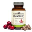 Ervas Raízes Extra força Pílulas de cranberry para mulheres e homens com garrafa orgânica