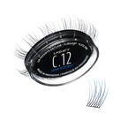 Lashify Curl 12mm Gossamer Extensões de pestanas Refil em Ombre Blue, fácil DIY pestanas falsas para um olhar natural