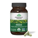 ÍNDIA ORGANICA Neem Leaf Cápsulas - Suplemento de ervas, Suporta a pele e a saúde imunitária, Vegan, Gluten Free, USDA Certified Organic - 90 Contagem