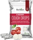 HERBION Naturals Tosse gotas com sabor de cereja natural, suplemento dietético, acalma tosse, para adultos e crianças mais de 6 anos, 25 gotas, sem sabor artificial, pacote de 1