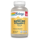 Solaray Super Bio Buffered Vitamina C 1000mg, Dois-Stage, Timed Release Vitamina C com Bioflavonoides, Imune Support Supplement - alta absorção, Vegan, 60 Dia Garantia, 180 Servings, 360 VegCaps 140