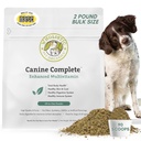 Wholistic Animais Orgânicos Canino Completo - Dog Multivitamin Powder - 2 Lb - Vitaminas e Suplementos diários do cão para alimentos caseiros - Sistema imunológico, pele, casaco e saúde geral - Pequena e grande raça