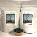 Comprimidos crus de chlorela de alimentação (2500 contagem, 625g), prensados a frio, 100% crus e puros, de orgânicos