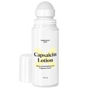 Loção de capsaicina – Creme para Músculos e Articulações – Rolo Penetrante Profundo Sobre w/0.075% Creme de capsaicina – (3 onças)