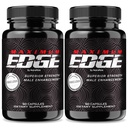 (2 Pack) Pílulas Máximas de Borda Masculino - Cápsulas Máximas de Borda para Homens, Fórmula Diária Completa para Bem-Estar Geral e Desempenho de Pico, Suplemento Dietário Avançado MaximumEdge, Comentários (120 Cápsulas)