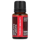 Fusões da Natureza Immunity Thieves Oil Essential Oil Blend - 15 ml - Germ Fighter, Health Guard, Aceite Ratero - Dragon's Breath Protective - Crave, Lemon, Cinnamon, Eucalyptus, Peppermint, Orégano