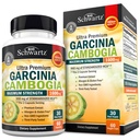 Garcinia Cambogia Peso Perda de Pílulas - Supressor de Apetite de força máxima e queimador de gordura para homens e mulheres - 1600mg Natural Extract & 960mg HCA - Metabolismo Booster & Carb Blocker Cápsulas - 60Ct