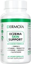 Suplementos Eczema - Pills Eczema Dyshidrotic Formulado para Adultos - Fornecendo alívio Eczema, direcionando a intervenção de Eczema, pele seca irritada, e melhorado com suplementos de Psoríase