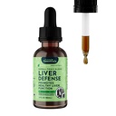 Animal Essentials Fígado Defesa para cães e gatos - Suporte ao fígado, Cardo de leite, Dente de leão, Suplemento Líquido, Mistura de Detox, Limpador de fígado - 2 Fl Oz