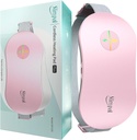 Almofada de aquecimento Slimpal para Cãibras de período, Almofada elétrica sem fio portátil para alívio da dor menstrual cinto de calor, Presentes recarregáveis almofada de calor para sua namorada mulher mulher esposa, rosa