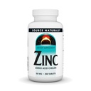 Fonte Natural Zinco, Quelato de Aminoácido - Suplemento dietético - 50 mg - 250 Comprimidos
