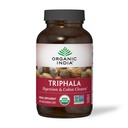 ÓRGÂNICA ÍNDIA Triphala Cápsulas Orgânicas - Suplemento de ervas com Amla, Bibhitaki, Haritaki, Digestion & Colon Suporte, Suporte do sistema imunológico, Adaptogen, Vegan, USDA Certified Organic - 180 Cápsulas