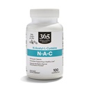 365 por mercado inteiro de alimentos, N-Acetil L-Cysteine 500mg, 100 contagem