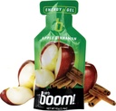 Boom Nutrition - Gel de energia da explosão de carboidratos - Geles de energia de frutas - Gel de treino - Gel de energia para ciclismo - Gel de correr - Gel de energia natural - Canela de maçã (24 Pack)