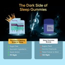 Tiras de fusão para dormir Melatonina 5mg, 30 Tiras Vegan (Pacote de 1) Ajuda para o sono natural □ Livre de açúcar, Não-Habit que forma □Ayurvedic Herbs-Valerian Root, Lavanda & Camomila