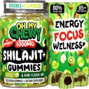 Puro Himalayan Shilajit Gummies - Alta potência de resina de grau de ouro - Energy Boost e Imune Support para homens e mulheres com Ashwagandha e Shatavari - 120 Gummy - Apple & Kiwi