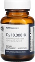 Metagenics D3 10.000 com K2 géis macios, 60 contagem
