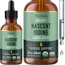 Líquido de iodo orgânico para suporte de tiróide Supplements de iodo nascentes do USDA Certified Orgânico do USDA Decolorized Iodeto de potássio líquido para suporte de tiróide
