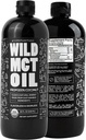 Óleo selvagem MCT Coco orgânico – 32 fl oz – de 100% coco natural – sem sabor e sem cheiro C10/C8 MCT Óleo para energia e suporte cognitivo – Keto-Friendly – Perfeito para café, batidos e receitas