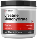Horbäach Creatina Mono-hidratado em pó (17,6 oz) ou micronizado e sem sabor, vegetariano, não-GMO e sem glúten