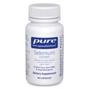 Encapsulamentos puros Selênio (Citrato) - para suporte do sistema imunológico e saúde celular - Suplemento antioxidante - Suporta fluxo de sangue* - Glúten grátis & Vegan - 60 Cápsulas
