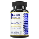 Premier Research Labs PneumoVen - Suplemento de suporte pulmonar w/Bromelain & NAC, Lung Health Support Vitaminas, Lung Cleanse - 60 Cápsulas