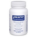 Pure Encapsulations Resveratrol EXTRA - 100 mg Trans-Resveratrol - Para Função Celular e Cardiovascular Saudável* - Suplemento de Antioxidantes - Não-GMO e Glúten Grátis - 60 Cápsulas