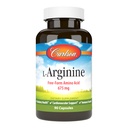 Carlson - L-Arginina, 675 mg, Promove Sistema Circulatório e Cardiovascular Saudável, 90 cápsulas