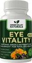 VALORES VERDE NATURAIS Vitalidade ocular Plus Suplemento, com Areds-2 Nutrientes, Maquibright, Flor de Marigold, Vitaminas C & E, Zinco, Cobre, 60 Cápsulas (1)