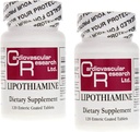 Investigação Cardiovascular Lipotiamina B1 Suplemento 240 Comprimidos - Vitamina B1 Agora com Ácido Alfa Lipóico - 2 X 120 Contagem