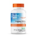 Médicos melhor Vegan DHA de Algae, Suporta Cérebro & Saúde Cardiovascular, Não-GMO, Gluten Free, Soy Free, Vegan 60 Veggie Softgels