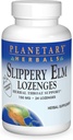 Herbais Planetários Slippery Elm Lozenges, Morango, 24 Contagem