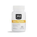 365 por mercado inteiro de alimentos, Enzimas Digestivas Dairy, 60 Contagem