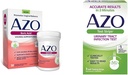 AZO Ácido Bórico Supositórios vaginais ajuda a apoiar Odor Controle e equilíbrio PH vaginal, 30 Contagem Infecção por Trato Urinário (UTI) tiras de teste, Resultados precisos em 2 minutos, 3 Contagem