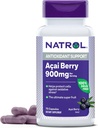 Natrol Acai Berry 900 mg por serviço, Suplemento dietético para Apoio Antioxidante, 75 cápsulas, fornecimento de 37 dias