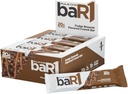Regra 1 baR1 Crunch Bar - Lanchonete de proteína conveniente on-the-go com 20g de proteína Premium, naturalmente embalado com EAAs/BCAAs, fibra de enchimento de fome (12 Count Box, Fudge Brownie)