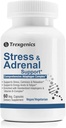 Trexgenics Suporte Avançado de Estresse e Adrenal 5X ADAPTOGENS Ashwagandha, Rhodiola, Bacopa Bacosides, Panax Ginseng & Maca + B-Complexo (60 Cápsulas Veg)