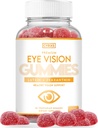 Genéricos Cyrixs Health Eye Vision Gummies - Lutein & Zeaxanthin Eye Health Supplement for Adults - Delicious Mango Flavored Eye Vitaminas - Eye Comfort and Blue Light Defense for Crystal-Clear Vision