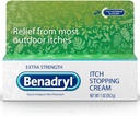 Benadryl Comichão creme de parada de força extra 1 oz (Pacote de 8)