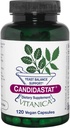 Vitanica Candidastat, Suplemento e suporte do saldo de levedura, Vegan, 120 Cápsulas