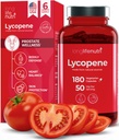 Lycopeno 50mg 180 Cápsulas vegetarianas □ Suplemento Saúde □ Extrato de tomate natural não-OGM